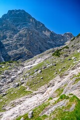 summer hiking adventure in totes gebirge