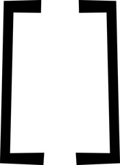 Text Frame Brackets Pair