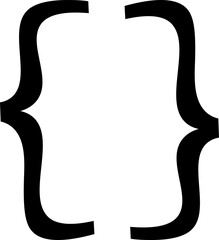 Text Frame Brackets Pair