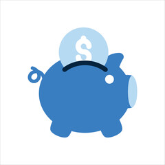 Piggy Bank icon vector