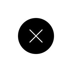 Fototapeta premium close, cancel, decline button icon