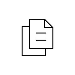 copy, duplicate button icon vector