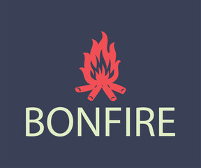 Bonfire, Explore the wild tee print