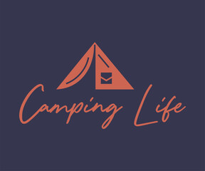 Camping life, Outdoor freedom shirt vector