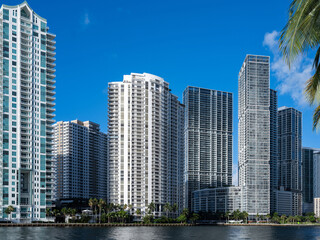 Modern high rise apartment buildings in Miami Downtown © Francisco