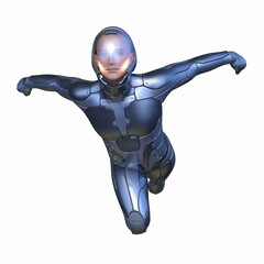 サイバーマン　3DCGレンダリング