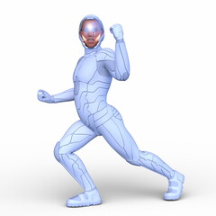 サイバーマン　3DCGレンダリング