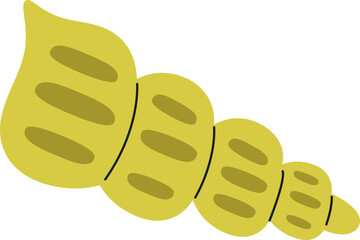 Abstract Spiral Shell Drawing