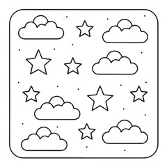  Comfy patterns coloring pages, comfy coloring book, bold and easy coloring pages, coloring book, line art, illustration, victor, black and white