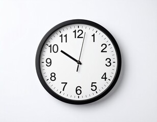 clock on white background