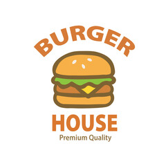 vector illustration of a hamburger