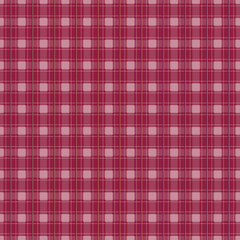 Seamless red checkered plaid pattern, Classic tartan textile design, fabric printing, backgrounds, wrapping paper, wallpaper