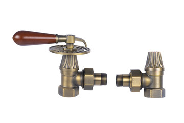 old brass pipe