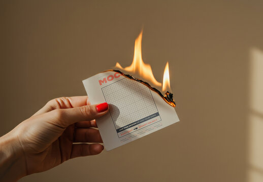 Paper on Fire Mockup