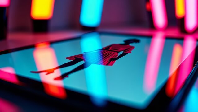 Fashion trend prediction on tablet screen