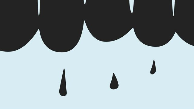 Fast moving horizontal and vertical liquid transition. Up-to-down and left-to-right hand-drawn water transition motion graphics with alpha channel. Ready to use animation for footage.