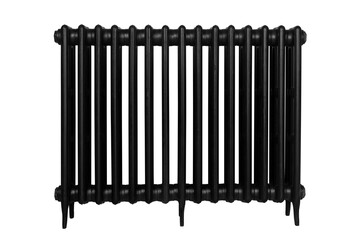 metal radiator isolated on white