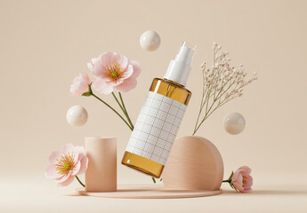 Spray Dispenser Packaging Label Mockup