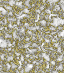 White, gray, and gold marble textured background, abstract design