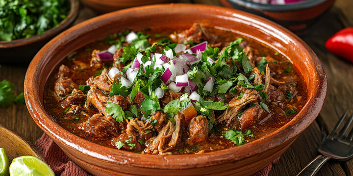 Cochinita pibil in dish with spices