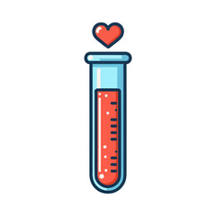 
test tube illustration design