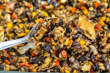 The best antipasto, eggplant caponata in the world