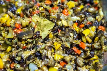 The best antipasto, eggplant caponata in the world