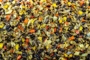 The best antipasto, eggplant caponata in the world