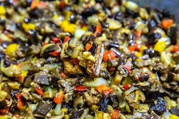 The best antipasto, eggplant caponata in the world