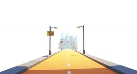 City street illustration