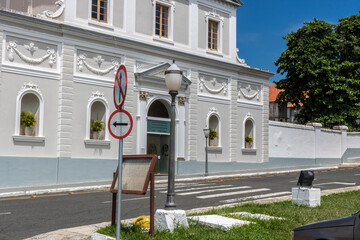 Facade of the Deodoro Regiment, where the current military unit of the Brazilian Army is located,...