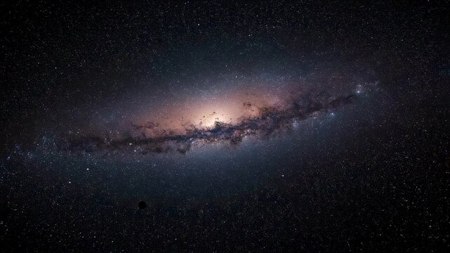 Majestic Spiral Galaxy in the Vast Cosmos