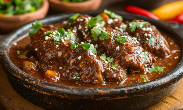 Mole de Espinazo - A pork spine mole, hearty and flavorful.