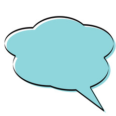 雲形吹き出し001