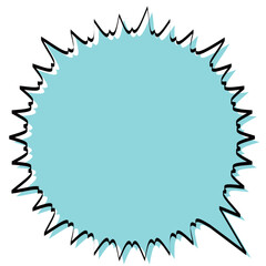 トゲトゲな吹き出し001