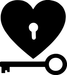 key to heart,Heart Shape Padlock And Key,Heart shaped padlock. Valentines day love concept.,heart shaped padlock outline on transparent background
