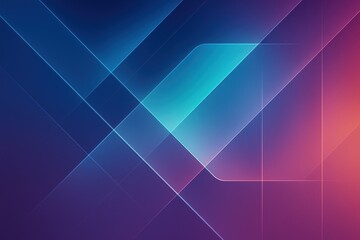 Obraz premium Abstract futuristic cyberspace background with blue and white geometric patterns creating sophisticated technological atmosphere