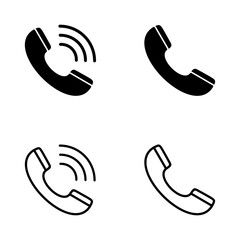 Call icon vector. telephone sign and symbol. phone icon. contact us