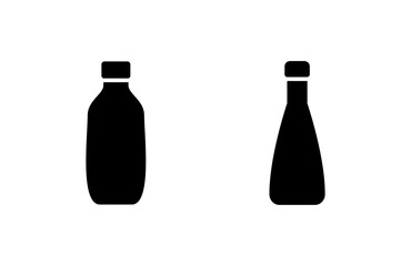 Bottle icon vector illustration. bottle sign and symbol