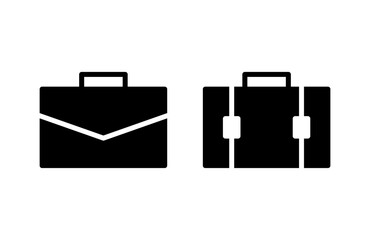 Briefcase icon vector illustration. suitcase sign and symbol. luggage symbol.