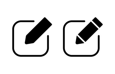 Edit icon vector illustration. edit document sign and symbol. edit text icon. pencil. sign up