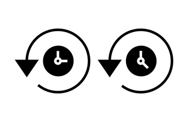 History icon vector illustration. recent event history sign and symbol