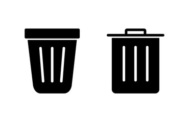 Trash icon vector illustration. trash can icon. delete sign and symbol.