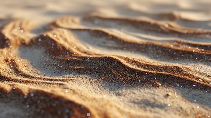 Captivating textured sandscape with light and shadow interplay, showcasing granular pattern