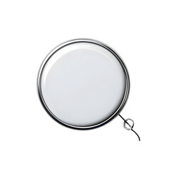 Fototapeta premium Pin Badge Mockup on white background