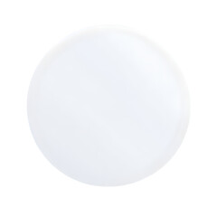 Round Sticker Mockup on white background