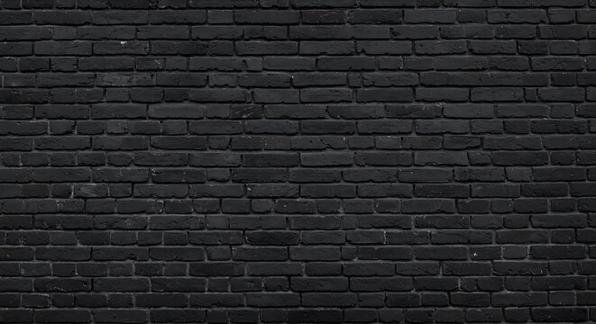 Fototapeta Dark Brick Wall Texture  High-Resolution Background Image for Design Projects