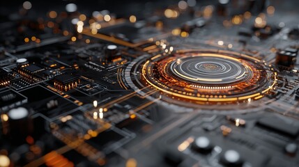  Animation of Motherboard and Circular Scanner Process.