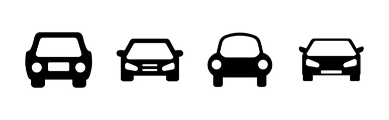 Car icon set. car vector icon. small sedan