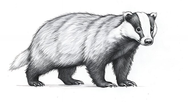 Badger Drawing Images – Browse 20,387 Stock Photos, Vectors, and Video ...